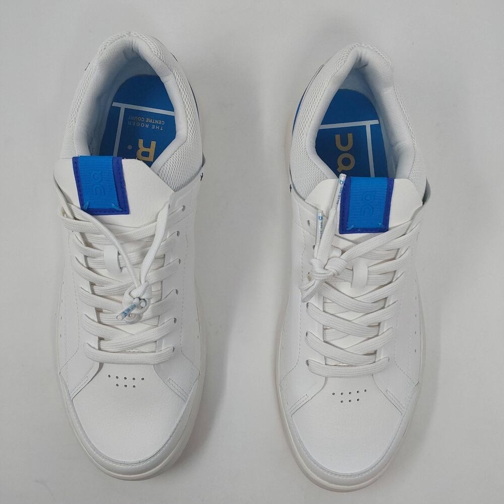On Running The Roger Centre Court White Blue Men’s 11 Tennis Sneakers - Picture 3 of 16